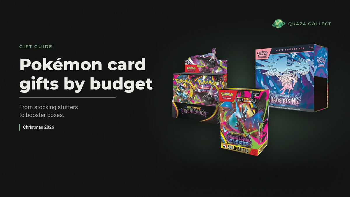 Pitch Black booster box, Chaos Rising Elite Trainer Box and a Phantasmal Flames Build & Battle Box