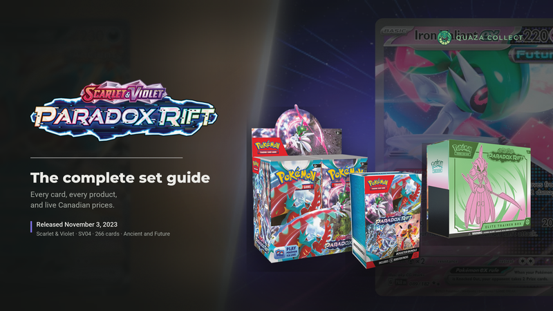 Paradox Rift Pokémon TCG set guide cover — Quaza Collect
