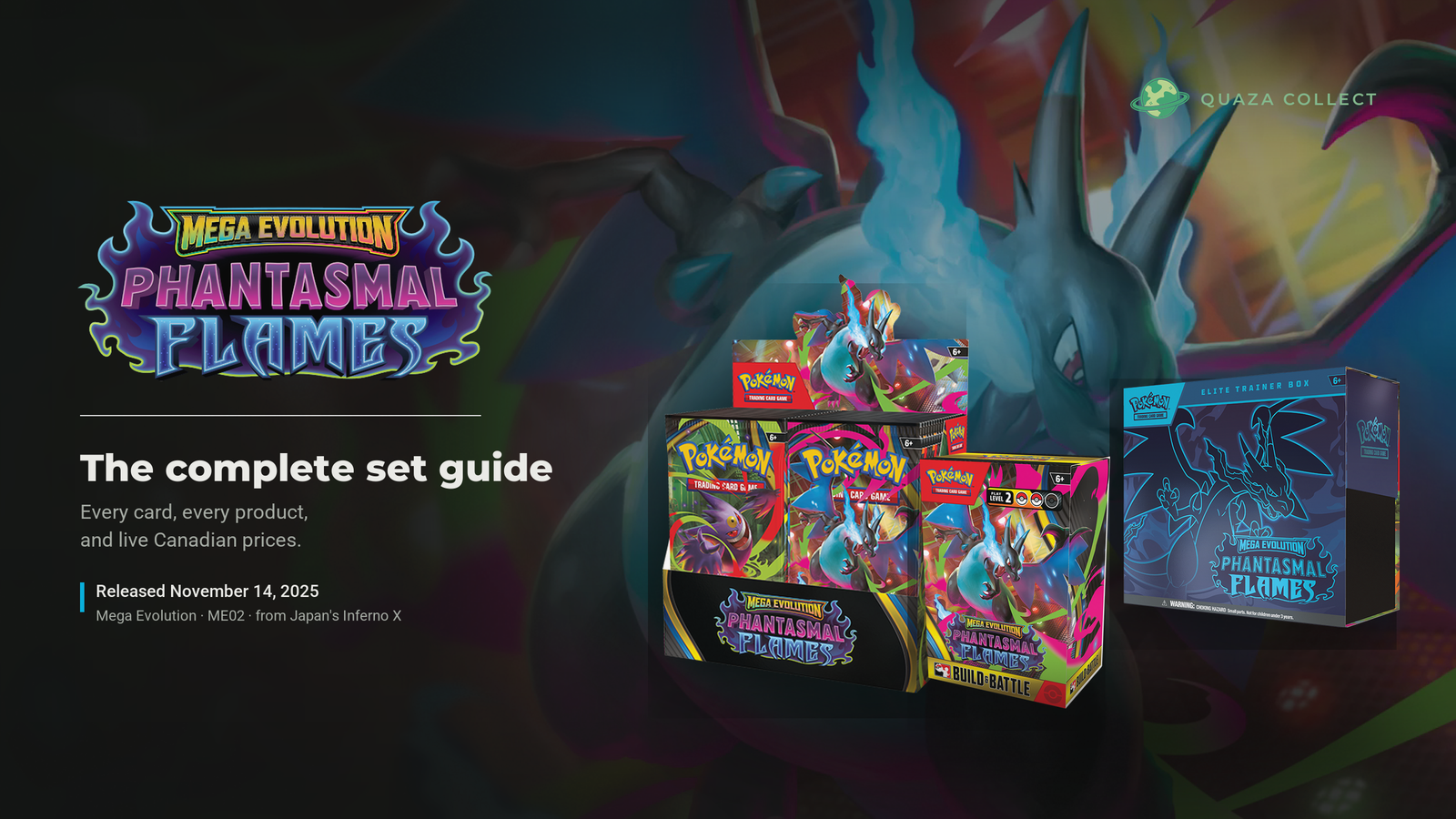 phantasmal flames pokemon card list Pokmon TCG: Mega Evolution Pokmon Phantasmal Flames Card List