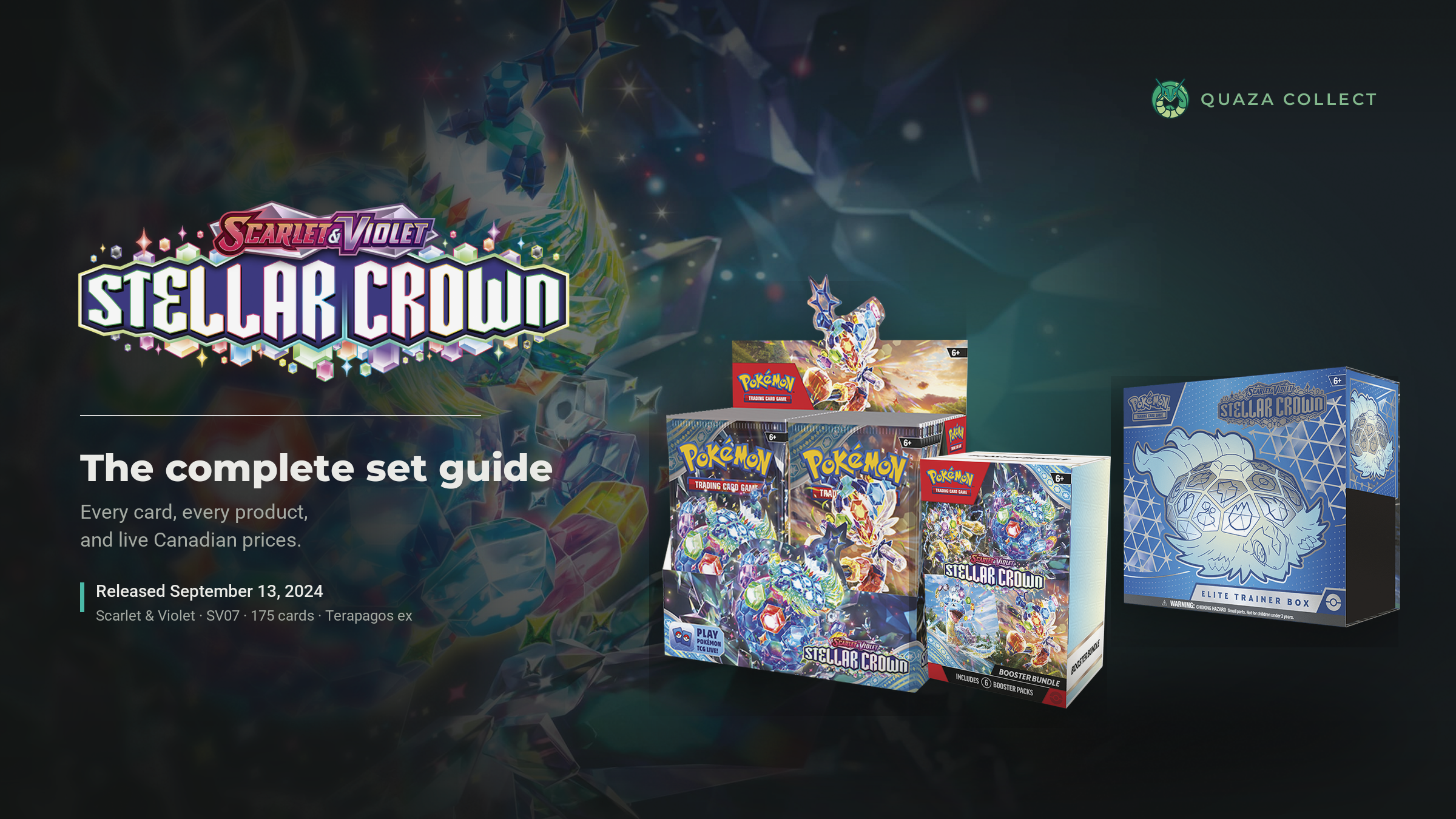 sv07 pokemon card list Stellar Crown (SV07) Booster Box UAE – Violet series Galvantula ex 168 - SV07