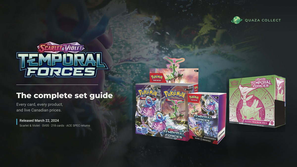 Pokémon TCG Temporal Forces Set Guide: 218 Cards, Products and Prices