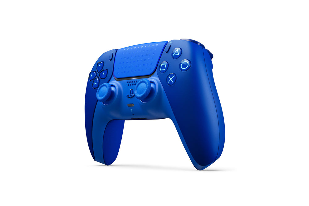 DualSense Icon Blue Special Edition, three-quarter front view