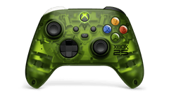 XBOX Wireless Controller X25 Special Edition, straight-on front view with ABXY buttons in the original colours