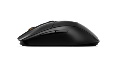 Left side of the SteelSeries Rival 3 Wireless in Black, showing the two thumb buttons