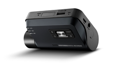 Thinkware Q800 Pro front dash cam back panel with the GPS, REC and Wi-Fi LEDs and buttons