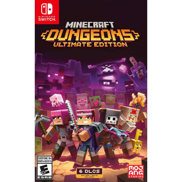 Minecraft Dungeons: Ultimate Edition Nintendo Switch retail case