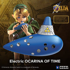 HORI Electric Ocarina of Time for Nintendo Switch 2, with Link key art from The Legend of Zelda: Ocarina of Time