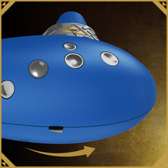 HORI Electric Ocarina of Time for Nintendo Switch 2, close-up of the volume control dial