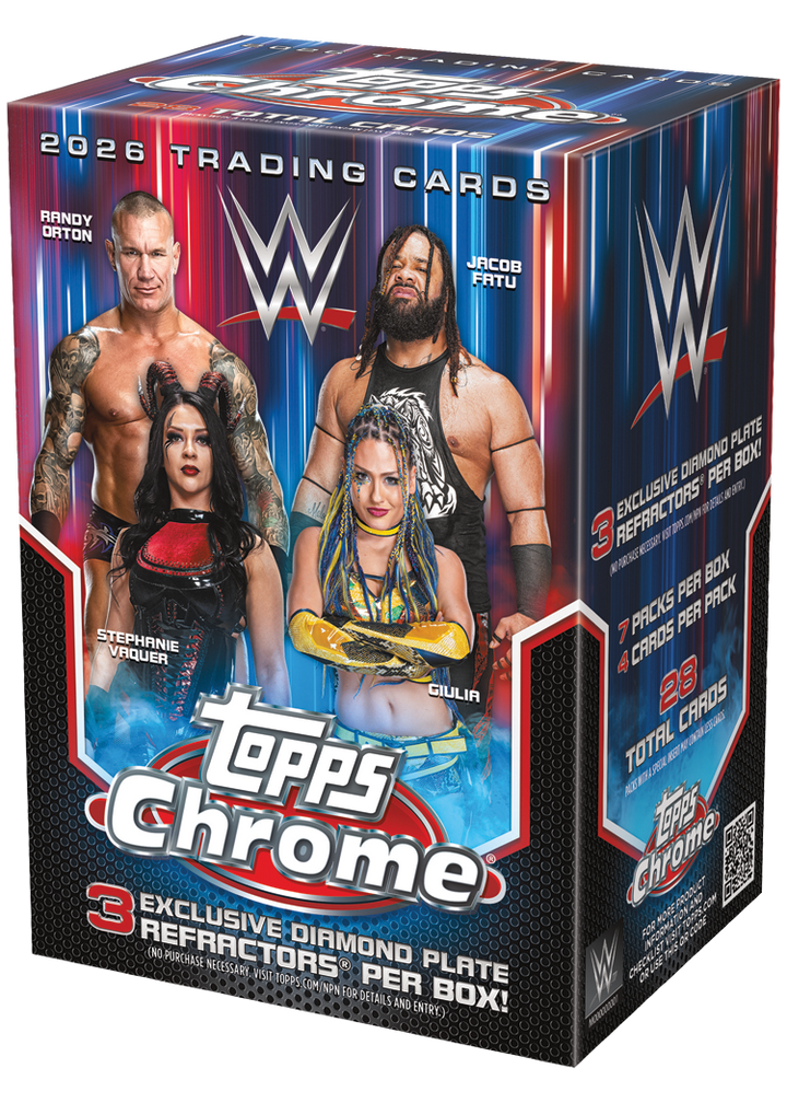 Topps Chrome WWE - Value Box (7 Packs) - 2026