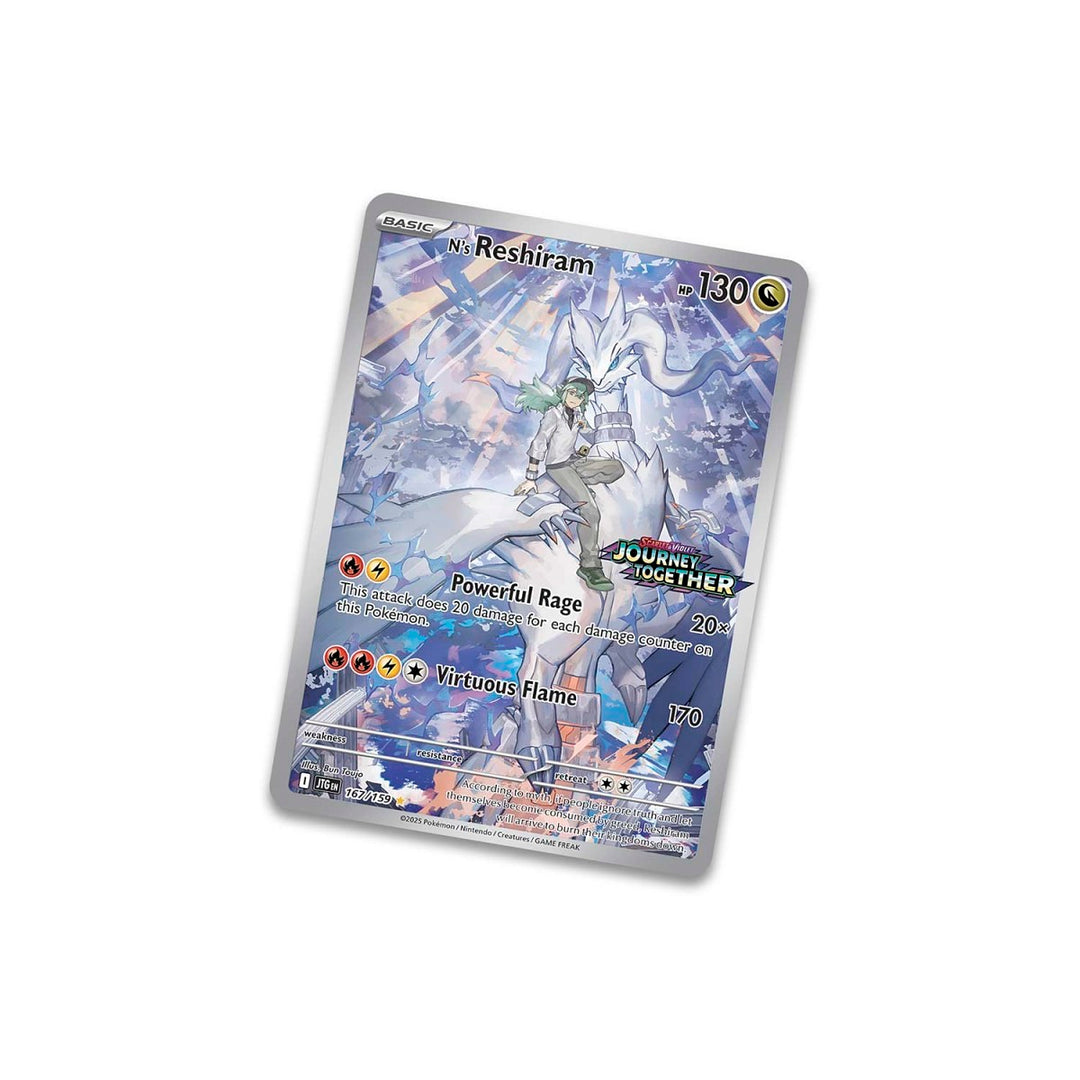 N's Reshiram illustration rare-style promo card included with the Enhanced box