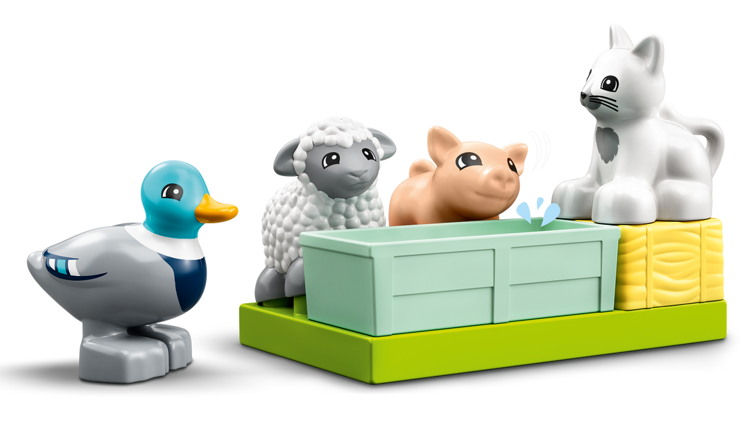 LEGO DUPLO Farm Animal Care animals close-up, official photography