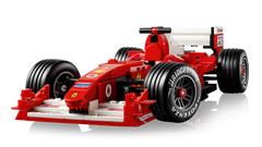 LEGO Icons Ferrari F2004 & Michael Schumacher 11375, built Ferrari F2004 from the front