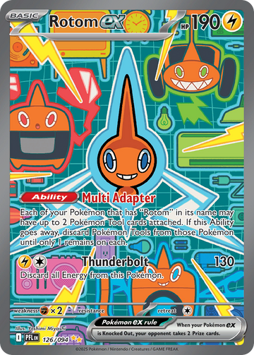 Rotom ex 126/094 Special Illustration Rare by Yoshimi Miyoshi, Phantasmal Flames