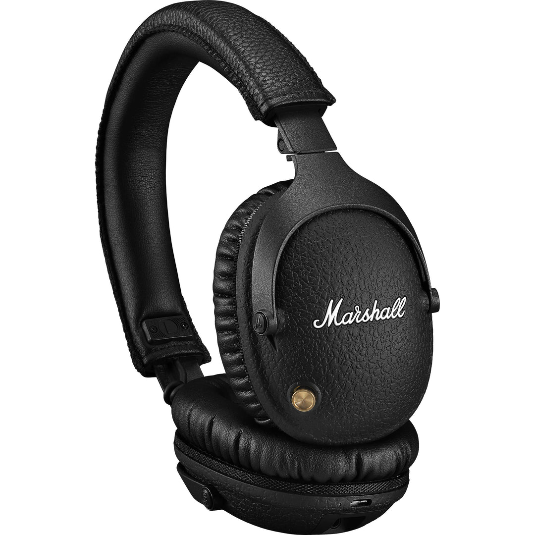Marshall Monitor II A.N.C. wireless over-ear headphones in black, official packshot on white