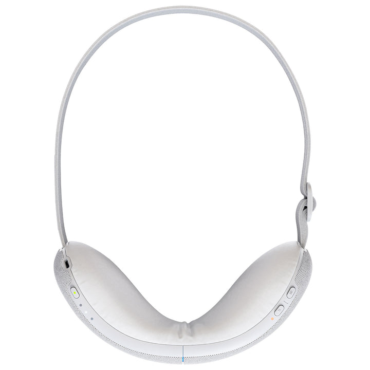Therabody SmartGoggles grey, inner cushions and strap on white