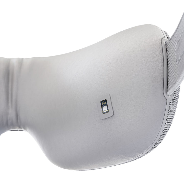 Therabody SmartGoggles grey, biometric sensor on white