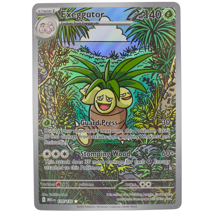 Exeggutor #135/132 Holo - ME01: Mega Evolution Pokemon 2025