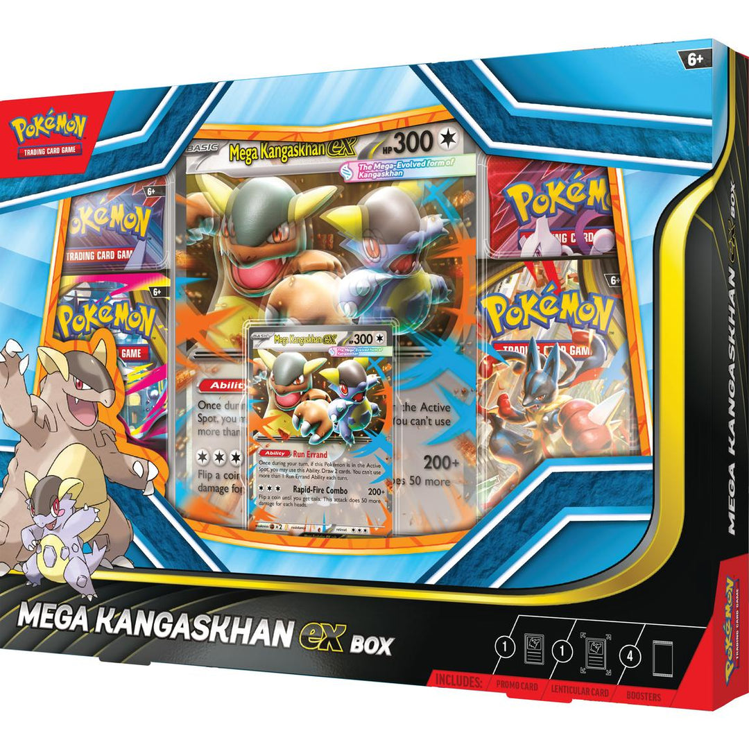 Pokémon TCG: Mega Kangaskhan ex Box (4 Booster Packs)