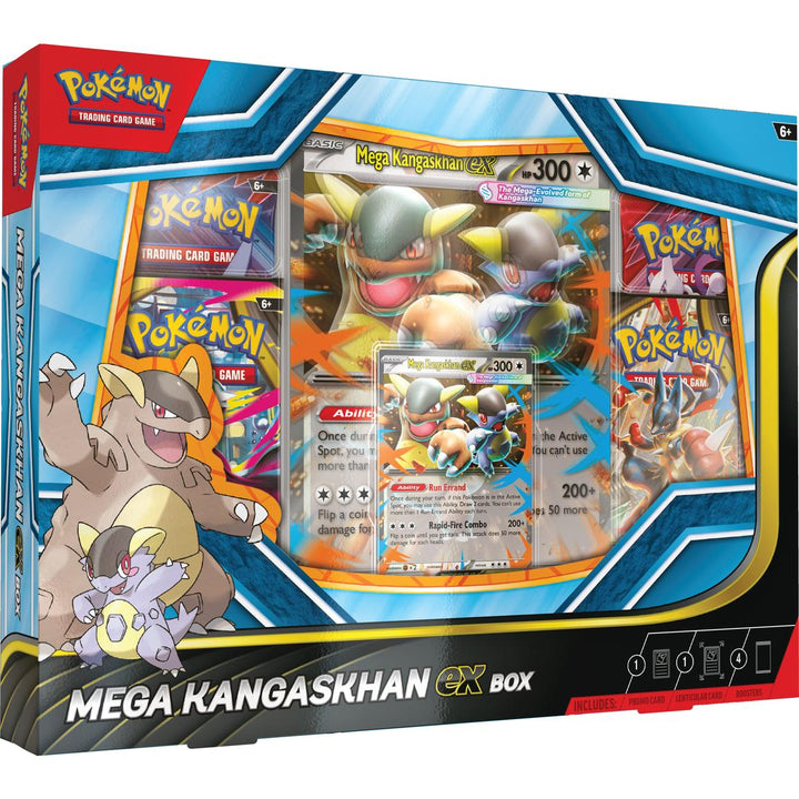 Pokémon TCG: Mega Kangaskhan ex Box (4 Booster Packs)