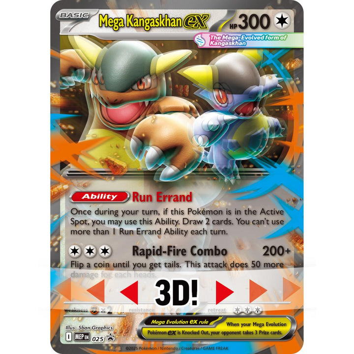 Pokémon TCG: Mega Kangaskhan ex Box (4 Booster Packs)