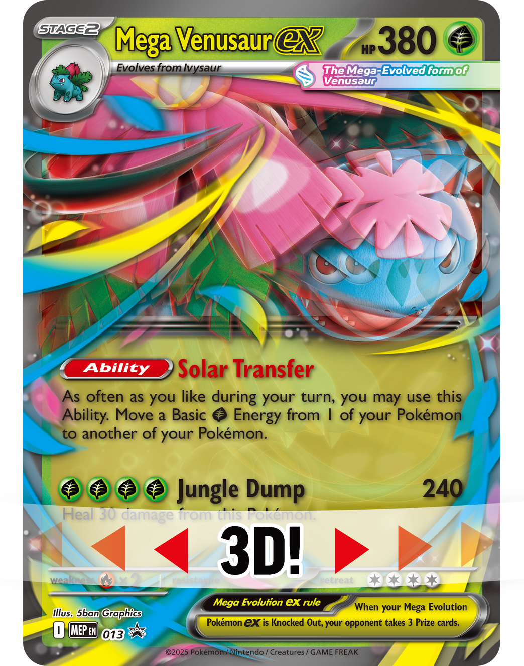 Pokemon TCG: Mega Venusaur ex Premium Collection (8 Booster Packs)