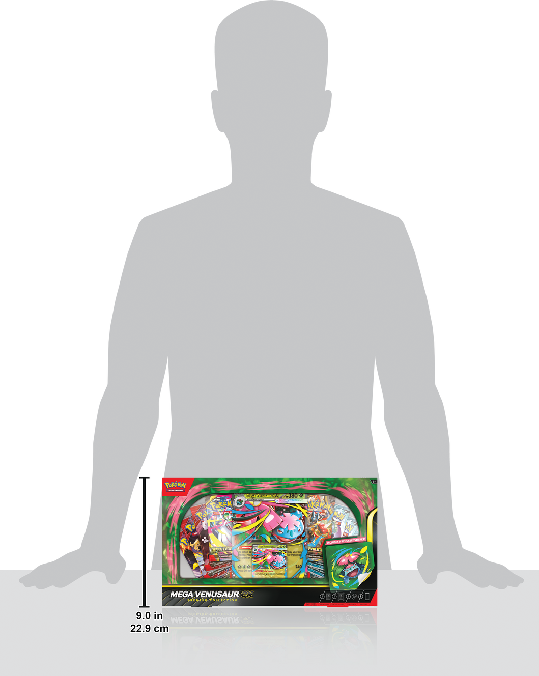 Pokemon TCG: Mega Venusaur ex Premium Collection (8 Booster Packs)