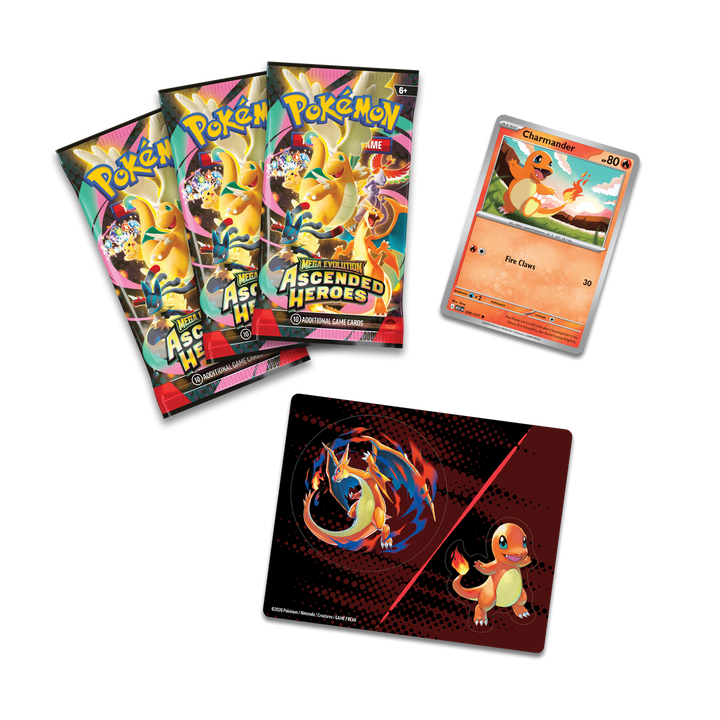 Pokemon TCG: Ascended Heroes Tech Sticker Collection (3 Booster Packs + Promo + Sticker)