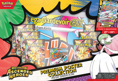 Pokémon TCG: Ascended Heroes Premium Poster Collection Sealed Case of 6 (3 of each style) - Mega Lucario and Mega Gardevoir