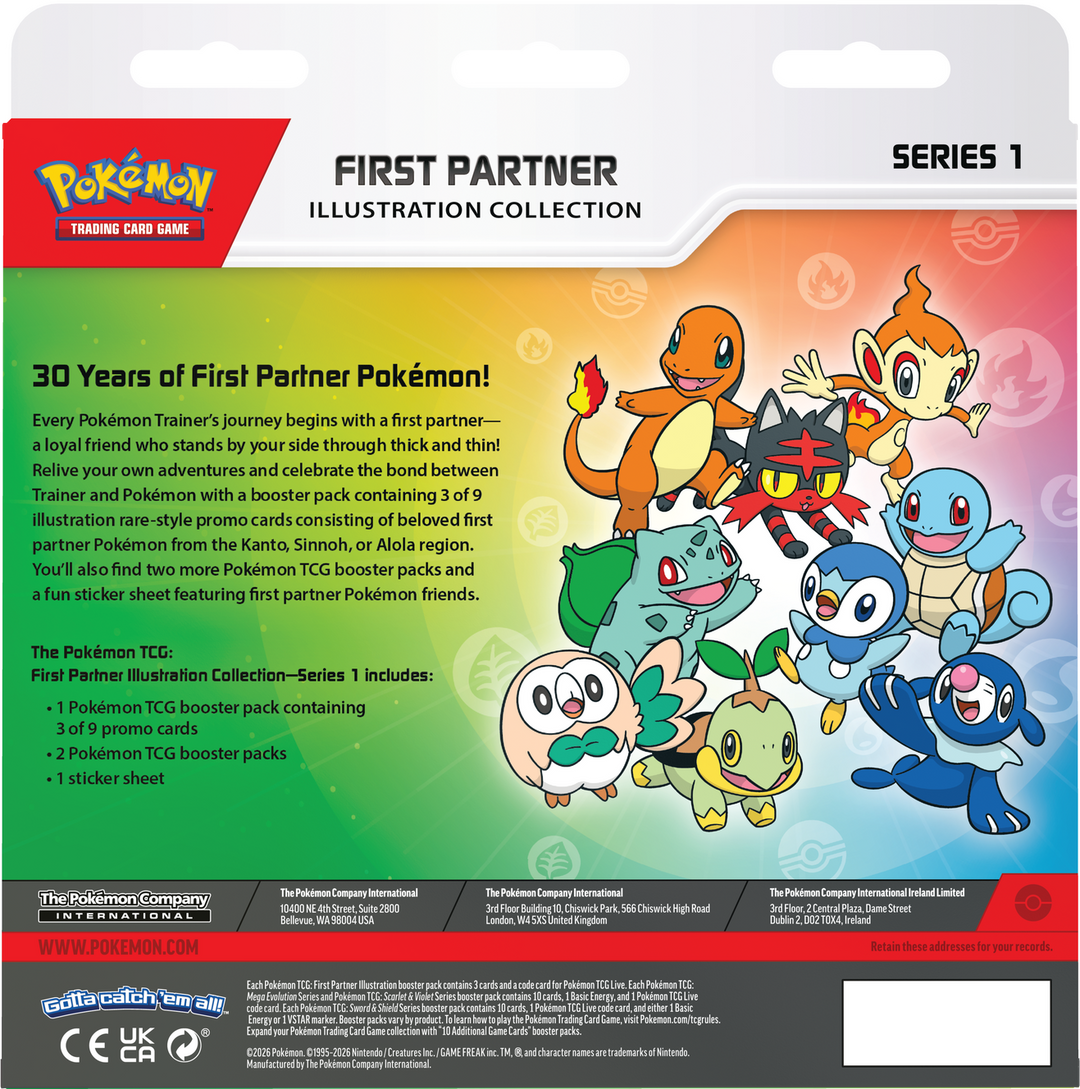 Pokemon TCG: First Partner Illustration Series 1 Collection