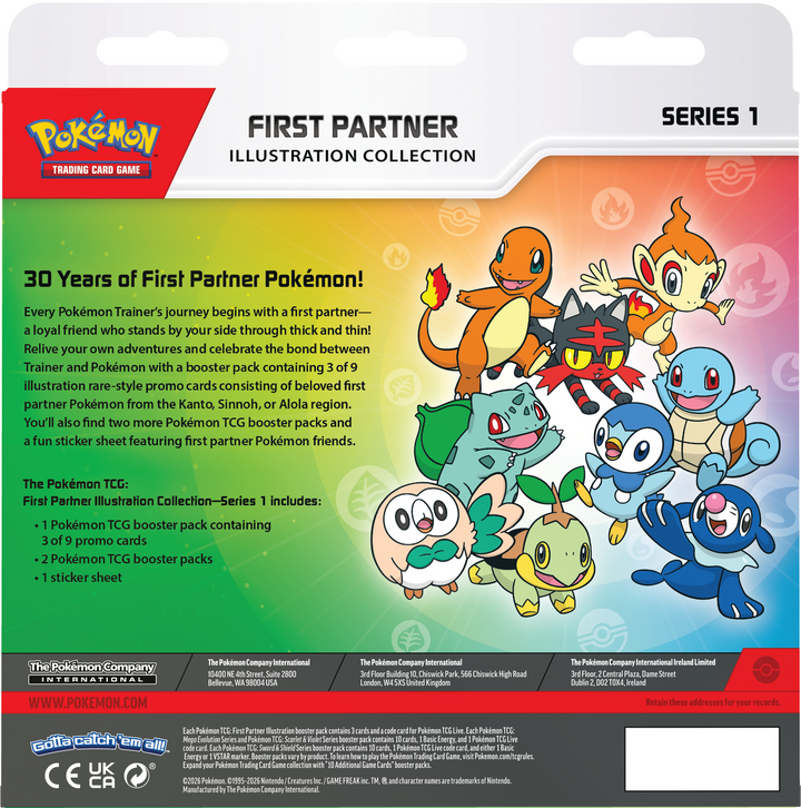 Pokemon TCG: First Partner Illustration Series 1 Collection