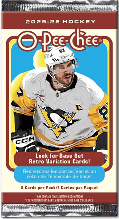 Upper Deck O-Pee-Chee Hockey Card Pack Gravity Feed (2025-26)