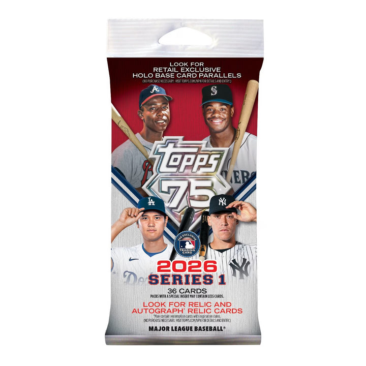 Topps MLB Baseball Series 1 Fat Pack (2026)