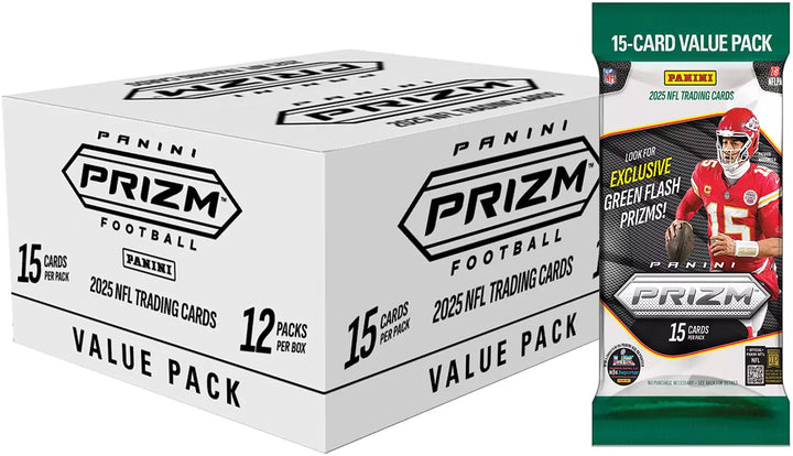 Panini PRIZM NFL Football Fat Pack Box (2025) - 12 Packs