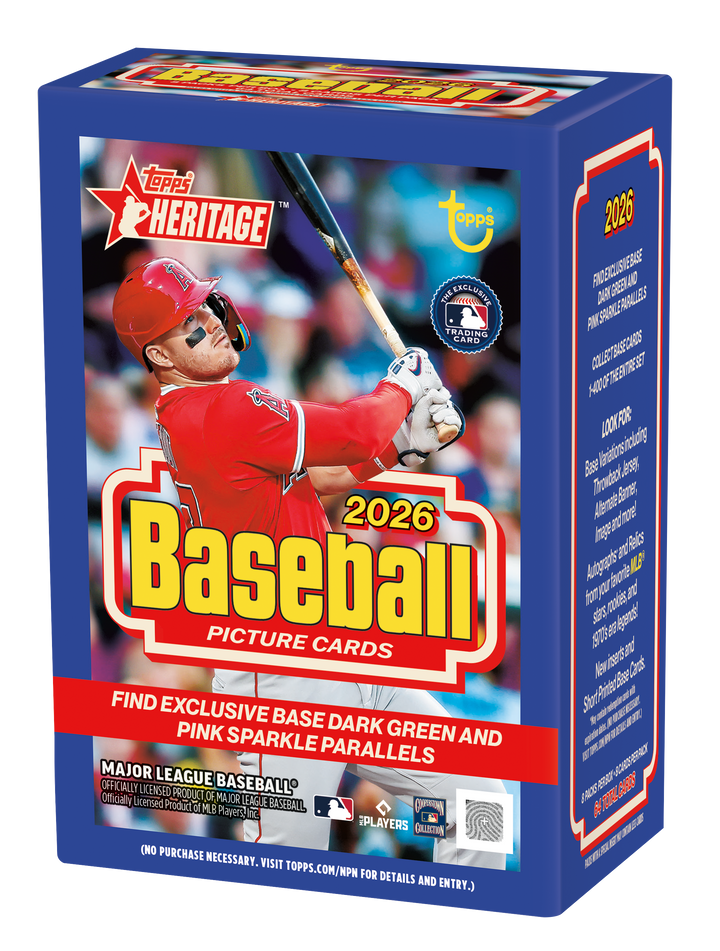 Topps Heritage Baseball - Value Box (8 Packs) - 2026