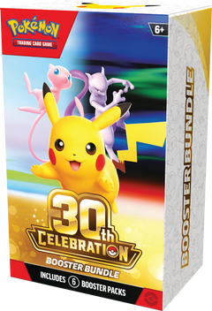 Pokémon TCG: 30th Celebration Booster Bundle (6 Packs) - 2026 - angled front