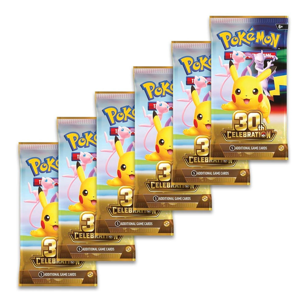 Pokémon TCG: 30th Celebration Booster Bundle (6 Packs) - 2026 - the six 30th Celebration booster packs