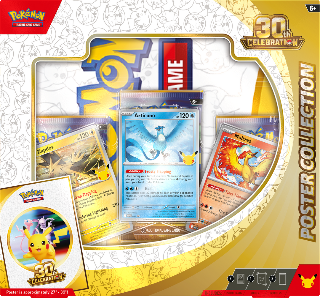 Pokémon TCG: 30th Celebration Poster Collection - 2026