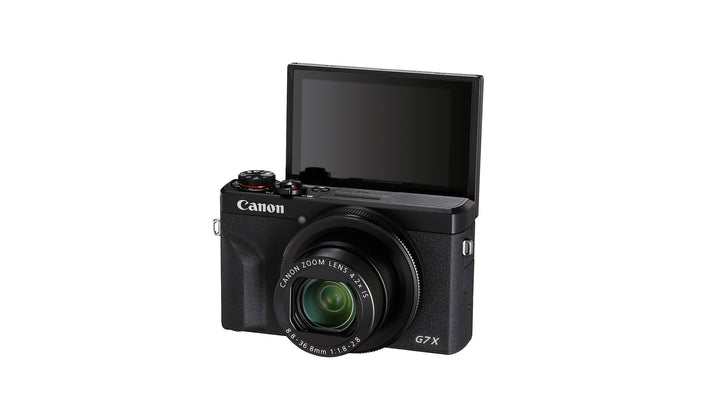 Canon PowerShot G7 X Mark III black, 180-degree tilted LCD