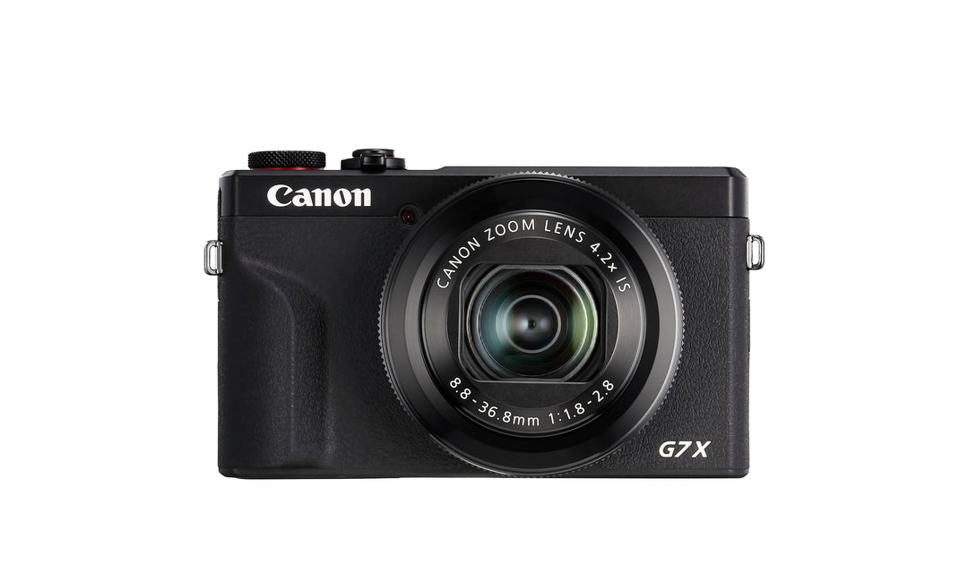 Canon PowerShot G7 X Mark III black, front product view