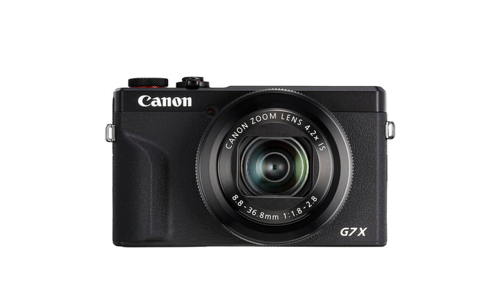 Canon PowerShot G7 X Mark III black, front product view