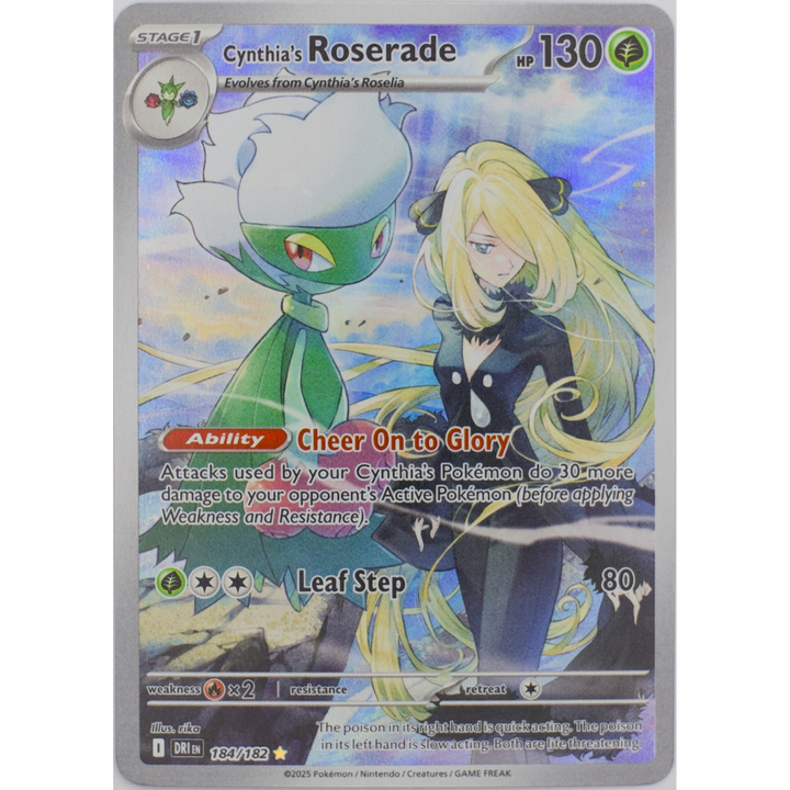 Cynthia's Roserade #184/182 Holo - SV10: Destined Rivals Pokemon 2025