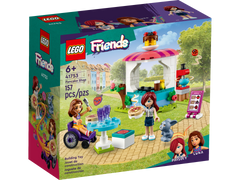 LEGO Friends 41753 Pancake Shop box front, 157 pieces, ages 6 and up, featuring Paisley and Luna
