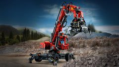 LEGO Technic 42144 Material Handler in a quarry scene, official photography