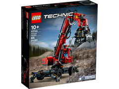 LEGO Technic 42144 Material Handler official box front, 835 pieces, ages 10+
