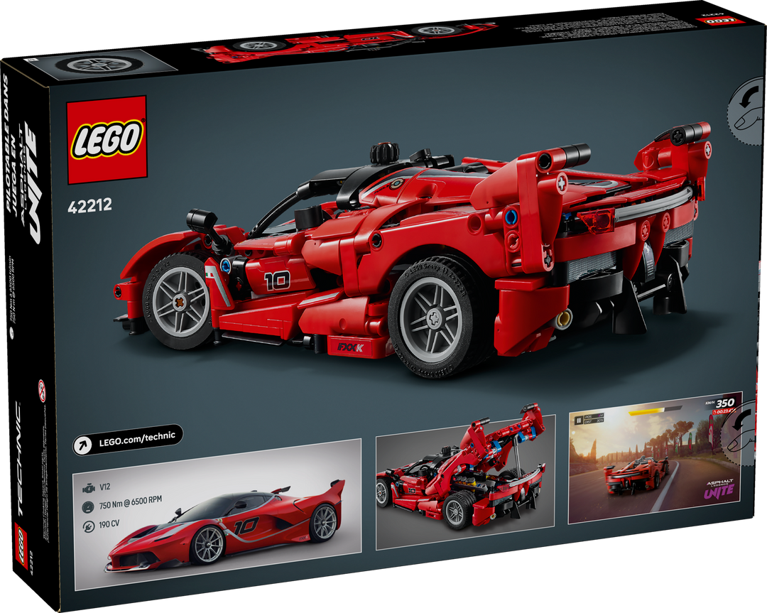 LEGO Technic Ferrari FXX K 42212, box back