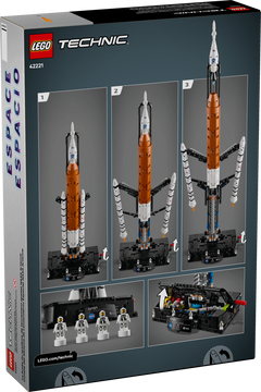 LEGO Technic NASA Artemis Space Launch System Rocket 42221, box back