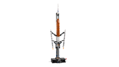 LEGO Technic NASA Artemis Space Launch System Rocket 42221, solid rocket boosters separating from the core stage