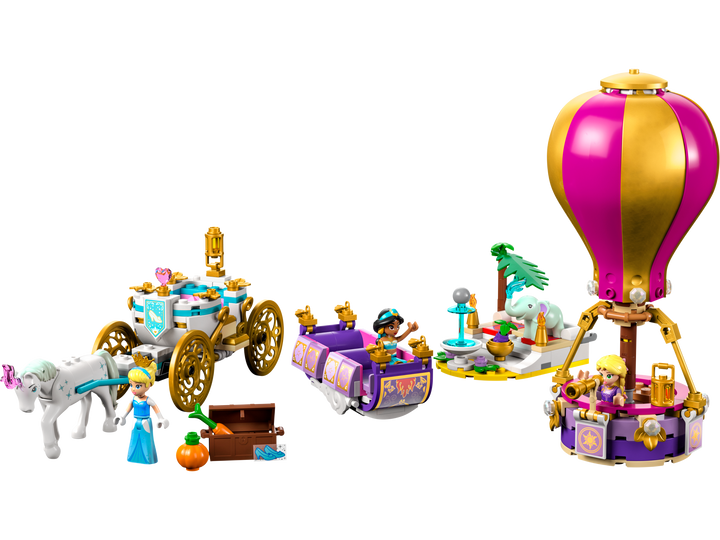 Built LEGO 43216 hot-air balloon, carriage and flying carpet, official photography