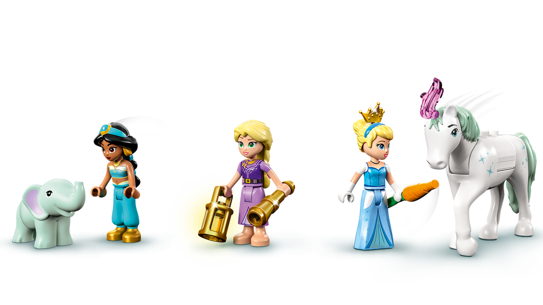 LEGO Disney 43216 princess figures with Pascal, official photography