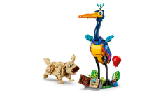LEGO Disney and Pixar Kevin & Dug 43290, Dug standing beside Kevin's stand with the balloon and book